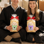 Personalized Thanks for Poppin' By to Celebrate with Me Waterproof Stickers Labels with Name Gift Decor Graduation Party Favor for Graduates