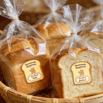 Pegatinas impermeables personalizadas con forma de tostada de pan de jengibre y nombre Etiquetas de regalo para los amantes de la repostería y el pan tostado