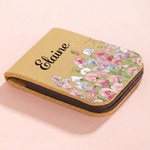 Personalisierte Aquarell Geburt Blume Name Magnetische PU Leder Lesezeichen Clip Täglicher Gebrauch Buch Club Geburtstag Geschenk für Bücherwurm Buchliebhaber