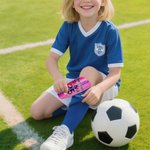 Parastinchi personalizzati colorati e resistenti con nome e logo della squadra Regalo di compleanno per giocatori di calcio amanti del calcio