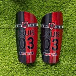 Parastinchi personalizzati colorati e resistenti con nome e logo della squadra Regalo di compleanno per giocatori di calcio amanti del calcio