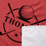 Personalized Multicolor Golf Cart Seat Cover with Name and Initial Golf Course Accessories Birthday Gift for Golf Lovers Golfers Country Clubs