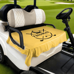 Personalized Multicolor Golf Cart Seat Cover with Name and Initial Golf Course Accessories Birthday Gift for Golf Lovers Golfers Country Clubs