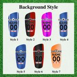 Parastinchi personalizzati colorati e resistenti con nome e logo della squadra Regalo di compleanno per giocatori di calcio amanti del calcio