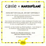 Personlig Marsupilami med lang hale God jul 12 oz emaljekrus med navn Julegave til familievenn | Callie × Marsupilami®