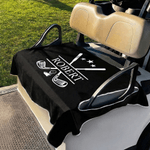 Personalized Multicolour Golf Cart Seat Cover with Name and Initial Golf Course Accessories Birthday Gift for Golf Lovers Golfers Country Clubs