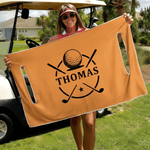 Personalized Multicolor Golf Cart Seat Cover with Name and Initial Golf Course Accessories Birthday Gift for Golf Lovers Golfers Country Clubs