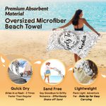 Personalisierte Mädchen Reise Sommer Themed Quick Dry Microfiber Beach Towel mit Namen Beach Party Schwimmen Pool Wesentliche Reise Geburtstag Geschenk für Besties