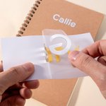 Personalized Waterproof Metallic Effect Stickers with Name Decorative Labels Birthday Gift for Friends and Family
