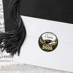 Personlige, vanntette klistremerker med navn og årstall for gratulasjoner til uteksaminerte 2026 Graduates, favorittetikett for feiring av uteksamineringsfest