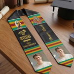 Personalized Memorable Graduation Stole Sash with Photo and Name Graduation Ceremony Gift for Graduates Friends