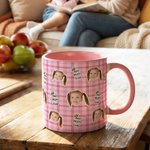 Personalised Best Ever Crown 1-4 Face Photos Ceramic Coffee Mug with Title Mother's Day Father's Day Birthday Gift for Mom Dad Family