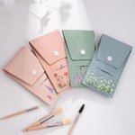 Henkilökohtainen Syntymä Kukka Makeup Brush Bag 8 Pcs Makeup Brushes Travel Essentials Äitienpäivä Syntymäpäivä lahja naisille