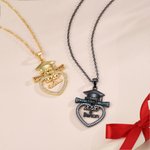 Personalized Grad Cap Scroll Bow Heart Necklace with Birthstone Name and Year Class of 2026 Graduation Birthday Gift for Graduates