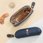Personalized Cartoon Character Mini PU Leather Coin Purse with Name Daily Travel Accessories Birthday Gift for Girls Boys