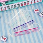Personalized Multicolor Acrylic Mahjong Line Reader with Rules and Name Mahjong Game Night Birthday Gift for Mahjong Lover