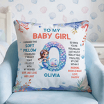 Personalisierte Fantasy Meerjungfrau anfängliche weiche Wurf Kissenbezug mit Namen und Titel Home Decor Geburtstagsgeschenk für Mädchen Kinder