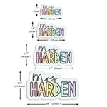 Personalized Rainbow-Colored Teacher Name Whiteboard Magnet School Classroom Supplies Back to School Gift for Teachers
