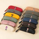 Personalized Cartoon Character Mini PU Leather Coin Purse with Name Daily Travel Accessories Birthday Gift for Girls Boys