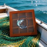 Personligt fiskemönster Bärbar förvaringslåda för tackel med text Fisketillbehör Fars dag Födelsedagspresent för fiskeentusiaster
