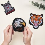Écusson brodé personnalisé avec votre logo - Cadeau de célébration pour l'équipe de l'entreprise