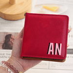 Personalised Multicolour Shadow Monogram PU Leather Sticky Note Holder Desk Organizer Daily Use Birthday Office Gift for Colleagues Office Workers