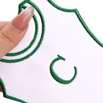 Personalized Pickleball Golf Tennis Element Cocktail Napkin with Embroidered Letter Set of 4 Party Home Decor Birthday Gift for Cocktail Lovers