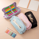 Personalized Floral Notebook Pencil Case Bible Study Kit with Name Colourful Pens and Gift Box 11 Pcs Easter Gift for Christian Catholic