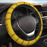 Personlig Ball Sport Design Anti-Slip Car Steering Wheel Cover med med navn og nummer Biltilbehør Bursdagsgave til bileier