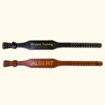 Cintura di sollevamento pesi in pelle regolabile personalizzata con testo Regalo di compleanno per la festa del papà per gli amanti del sollevamento pesi