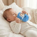Gepersonaliseerde Schattige Dieren 295 ml Geïsoleerde Tuitbeker met Initiaal Naam en Handvat Babyshower- of Verjaardagscadeau voor Peuters en Kinderen