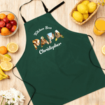 Grembiule con nome personalizzato con foto, regolabile e impermeabile, con tasca Regalo di compleanno per la festa della mamma, per il panettiere e l'appassionato di cucina