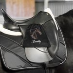 Bolsa protectora de estribos personalizada con foto de caballo y nombre Juego de 2 protectores ecuestres Regalo de cumpleaños para jinetes amantes de los caballos