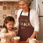 Grembiule con nome personalizzato con foto, regolabile e impermeabile, con tasca Regalo di compleanno per la festa della mamma, per il panettiere e l'appassionato di cucina