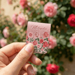 Marque-page magnétique en cuir PU personnalisé avec nom et fleur de naissance - Cadeau d'anniversaire pour les passionnés de lecture