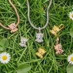 Personalised Cute Highland Cow Birthstone Bracelet with Initial Dainty Jewellery Birthday Valentine's Day Anniversary Gift for Women