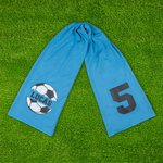 Personalised Soccer Baseball Softball Quick Drying Cooling Towel with Name and Number Summer Daily Use Team Gift for Ball Sports Lovers Players