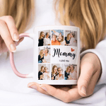 Personlig 7 bilder 11 oz 15 oz flerfarget keramisk krus med tittel og tekst Bursdag morsdagsgave til mamma bestemor 2