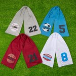 Personalised Soccer Baseball Softball Quick Drying Cooling Towel with Name and Number Summer Daily Use Team Gift for Ball Sports Lovers Players