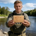 Personalised Fisherman Skull Wooden Fly Fishing Storage Box with Name Daily Use Fishing Activities Birthday Gift for Fishing Enthusiasts