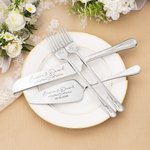 Slice Into a Lifetime of Sweet Memories - Personalised Engraved Names and Date Cake Cutting Set Wedding Bridal Shower Gift