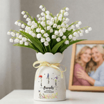 Florero de Cerámica Personalizado Estrella Mariposa Flor de Nacimiento con 2-6 Nombres Cumpleaños Amistad Graduación Regalo para Amigos