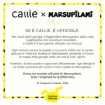 Tazza smaltata personalizzata da 12 once con nome, regalo di Natale per un amico di famiglia o per Callie × Marsupilami®.