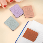 Personalisierte Familie Linie Kunst magnetische PU Leder Lesezeichen Clip mit Text Lesen Schreibwaren liefert Geburtstag Muttertag Geschenk für Bücherwürmer