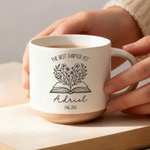 Mug en céramique 12 oz avec nom et date Utilisation quotidienne Cadeau de fête des mères pour maman grand-mère