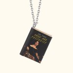 Collier pendentif Personnalisé en Livre Cadeau pour Amateurs des Livres Lecteurs Bibliothécaires Écrivains