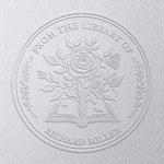 Spersonalizowana wytłaczarka do książek w kwiaty Popularny stempel do kopert z książkami w kwiaty Ex Libris Urodzinowy prezent rocznicowy dla miłośnika czytania kwiatów