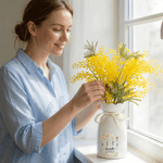 Personlig Stjärnfjäril Födelseblomma Keramisk vas med 2-6 namn Födelsedag Vänskap Graduering Present till vänner
