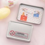 Personalised Cute Mom and Baby Plush Bunny Mini Pocket Tin Box with Colourful Name Comfort Toy Easter Birthday Gift for Kids