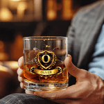 Spersonalizowana odznaka golfowa 10 uncji Szklanka do whisky z imieniem i inicjałem Prezent urodzinowy na Dzień Ojca dla golfistów Miłośnicy golfa Mężczyźni